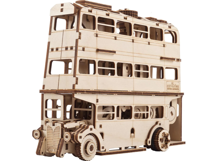 Ugears 3D drevené mechanické puzzle Harry Potter Rytiersky autobus