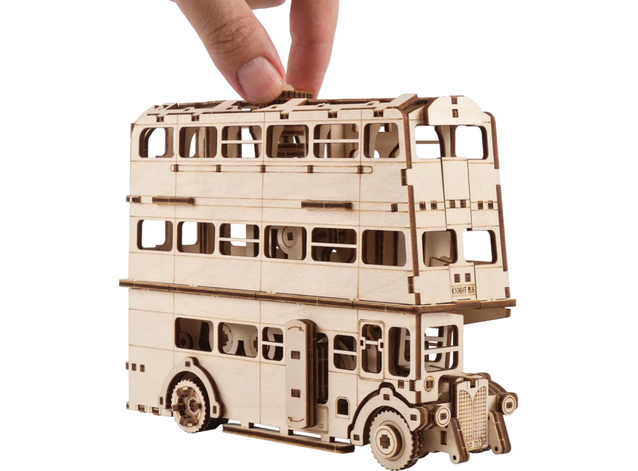 Ugears 3D drevené mechanické puzzle Harry Potter Rytiersky autobus