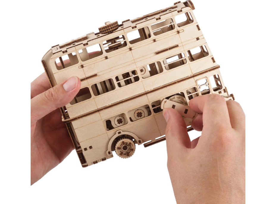 Ugears 3D drevené mechanické puzzle Harry Potter Rytiersky autobus