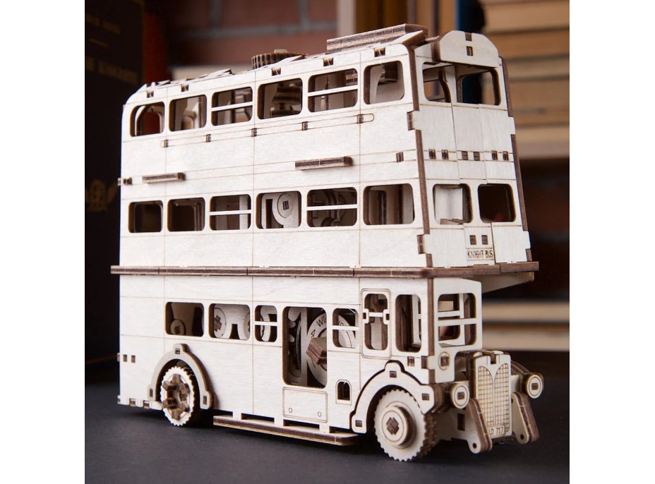 Ugears 3D drevené mechanické puzzle Harry Potter Rytiersky autobus