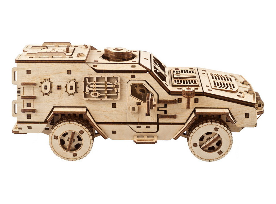 Ugears 3D drevené mechanické puzzle Dozor-B Combat Vehicle