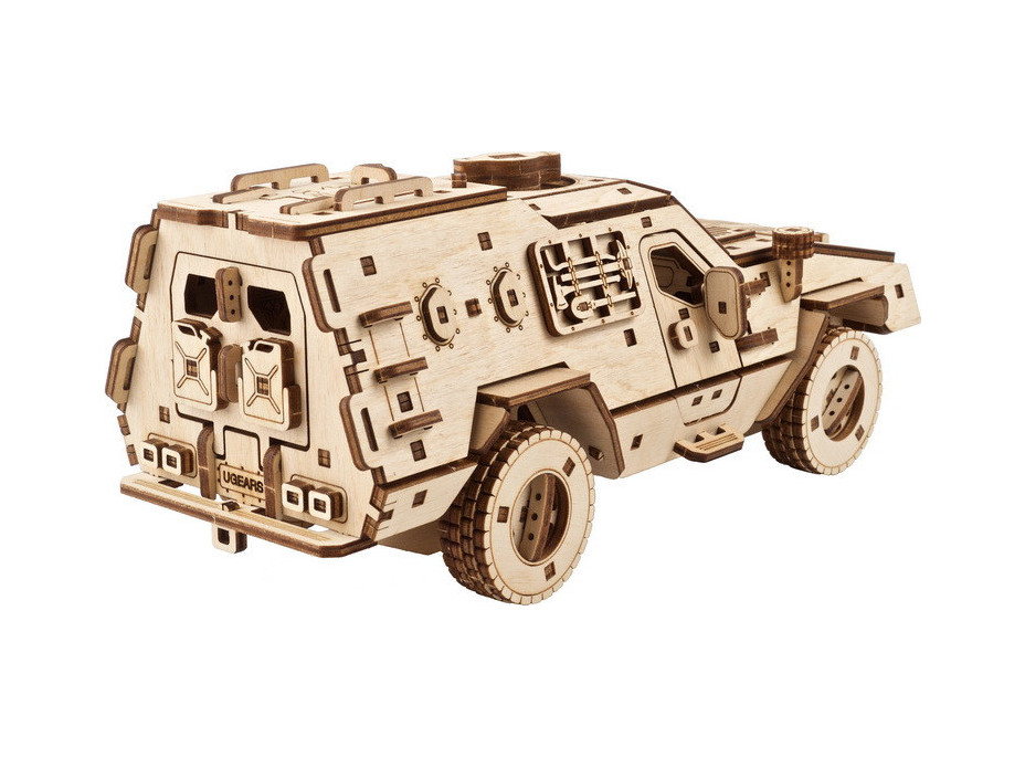 Ugears 3D drevené mechanické puzzle Dozor-B Combat Vehicle