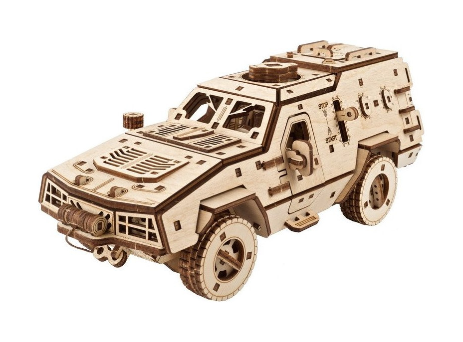 Ugears 3D drevené mechanické puzzle Dozor-B Combat Vehicle