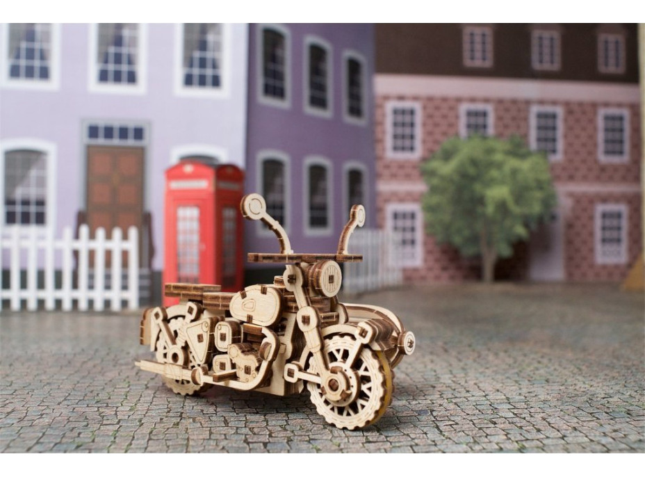 Ugears 3D drevené mechanické puzzle Vojenské nákladné auto