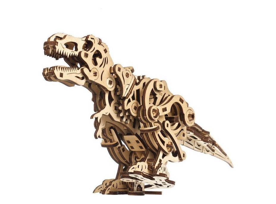 Ugears 3D drevené mechanické puzzle Tyrannosaurus Rex
