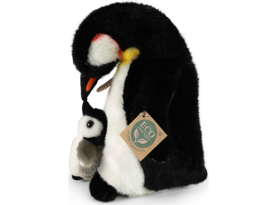 Rappa Plyšový tučniak s mláďaťom 22 cm ECO-FRIENDLY