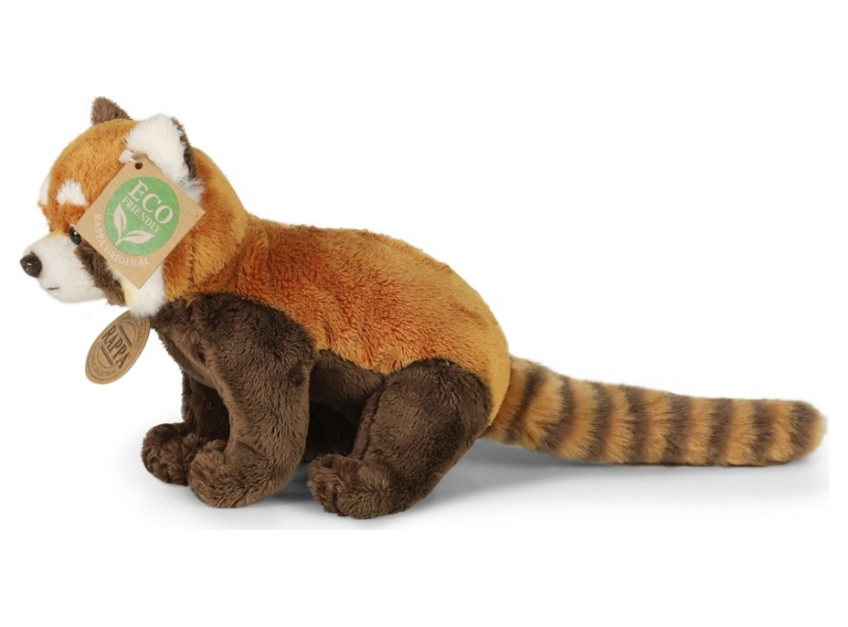 Rappa Plyšová panda červená 18 cm ECO-FRIENDLY