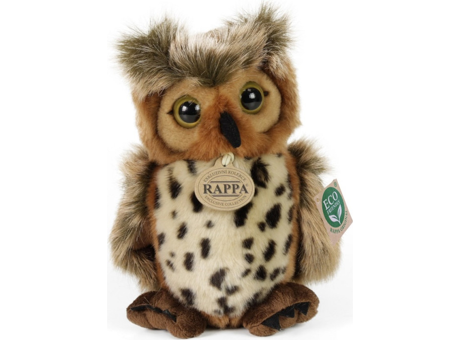 Rappa Plyšová sova 20 cm ECO-FRIENDLY