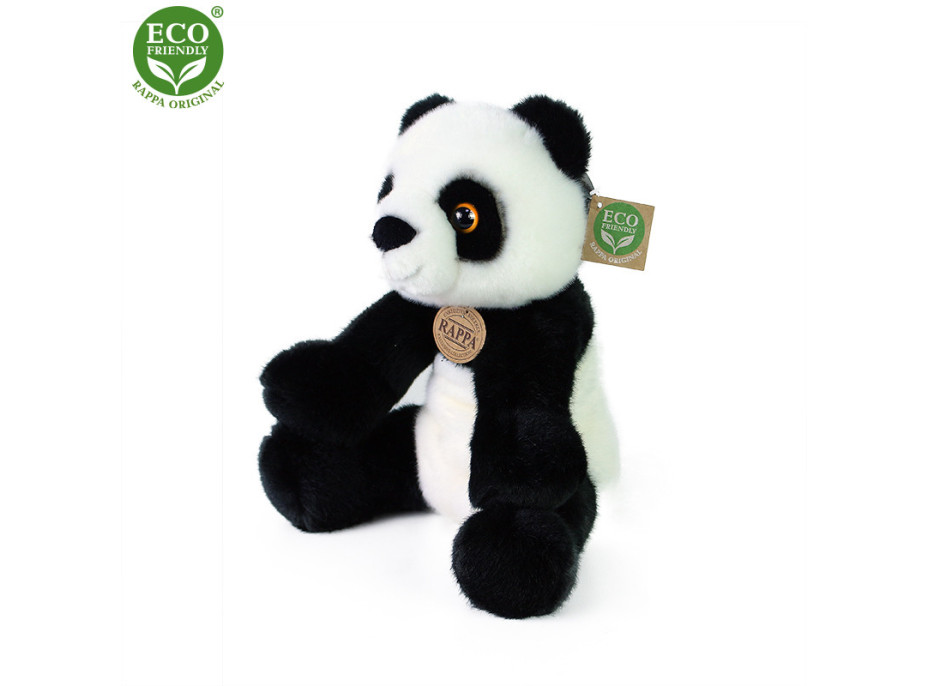 Rappa Plyšová panda sediaca 27 cm ECO-FRIENDLY