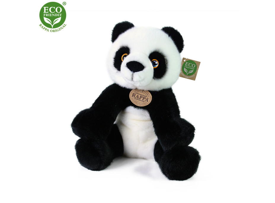 Rappa Plyšová panda sediaca 27 cm ECO-FRIENDLY