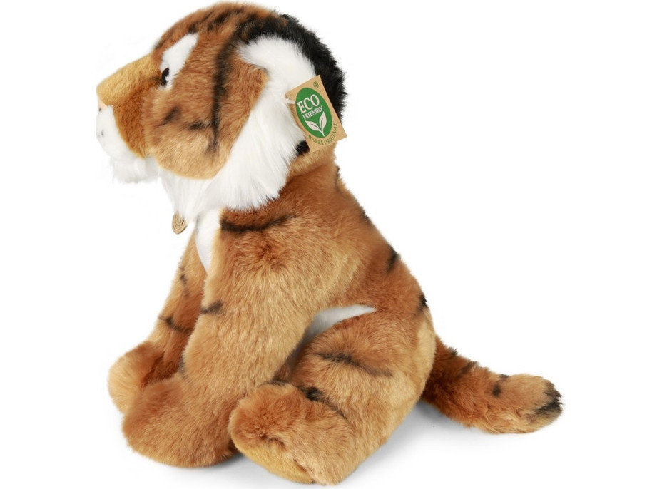 Rappa Plyšový tiger sediaci 30 cm ECO-FRIENDLY
