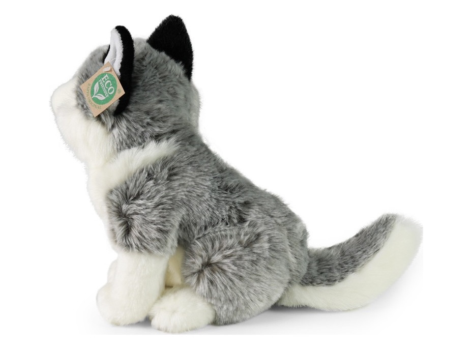 Rappa Plyšový pes Husky sediaci 30 cm ECO-FRIENDLY
