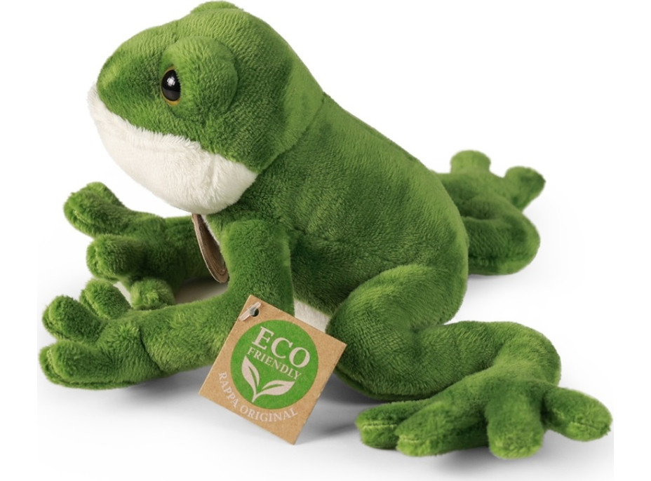 Rappa Plyšová žaba 15 cm ECO-FRIENDLY