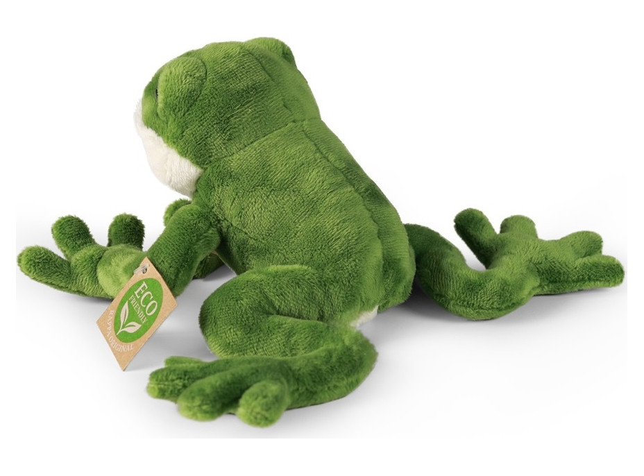 Rappa Plyšová žaba 15 cm ECO-FRIENDLY