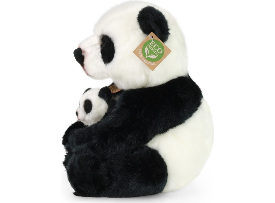 Rappa Plyšová panda s mláďaťom 27 cm ECO-FRIENDLY
