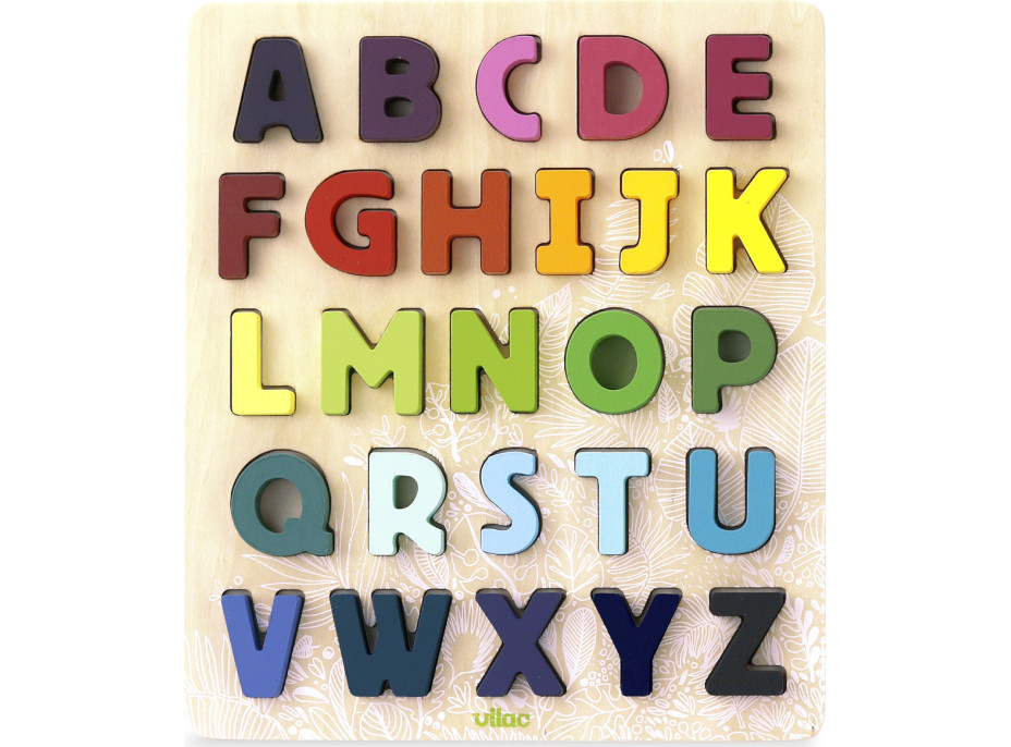 Vilac Vkladacie puzzle abeceda