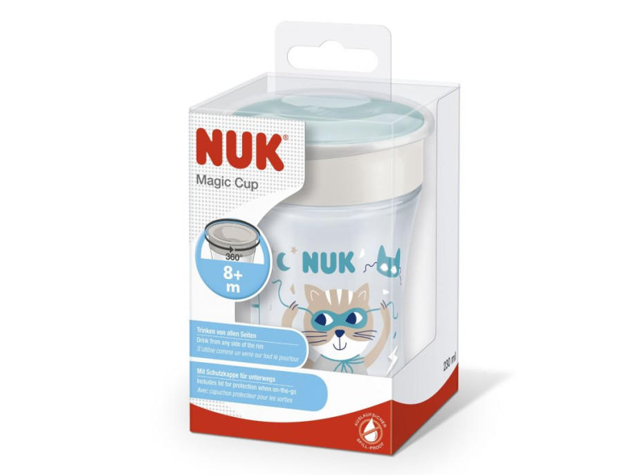 NUK hrnček Magic Cup s viečkom 230ml