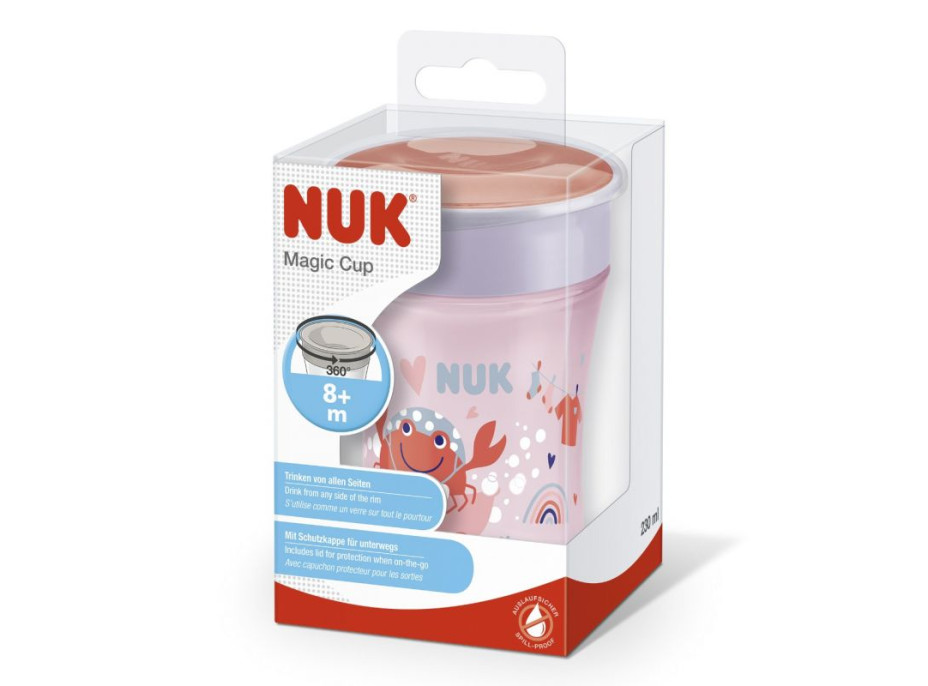 NUK hrnček Magic Cup s viečkom 230ml