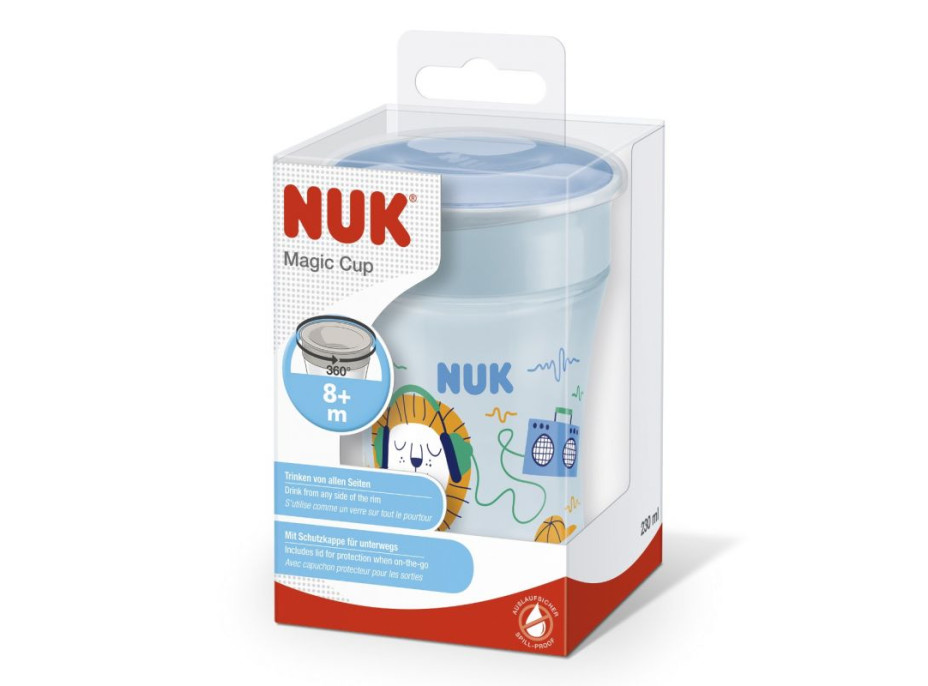 NUK hrnček Magic Cup s viečkom 230ml