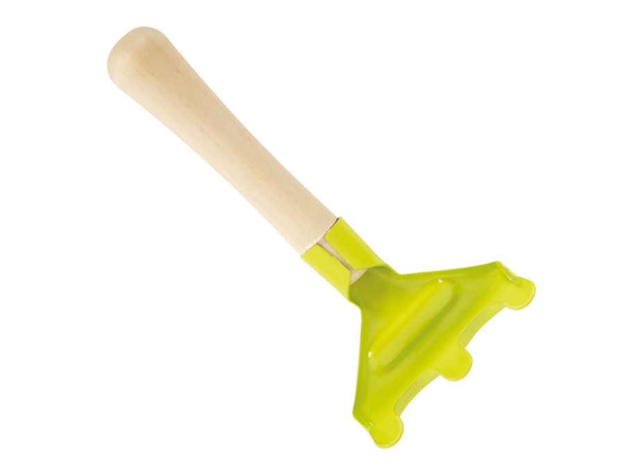 small foot Ľadvinka so záhradníckym náradím poškodený obal