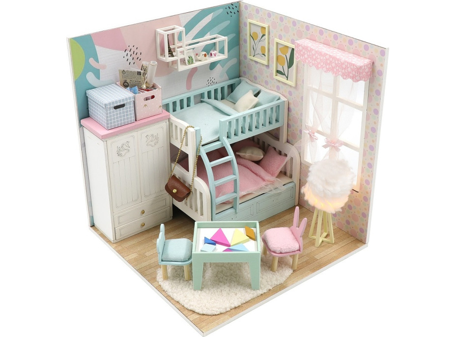 2Kids Toys miniatúra domčeka Útulná detská izba