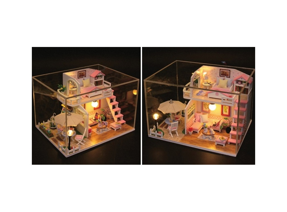 2Kids Toys miniatúra domčeka Ružový dom