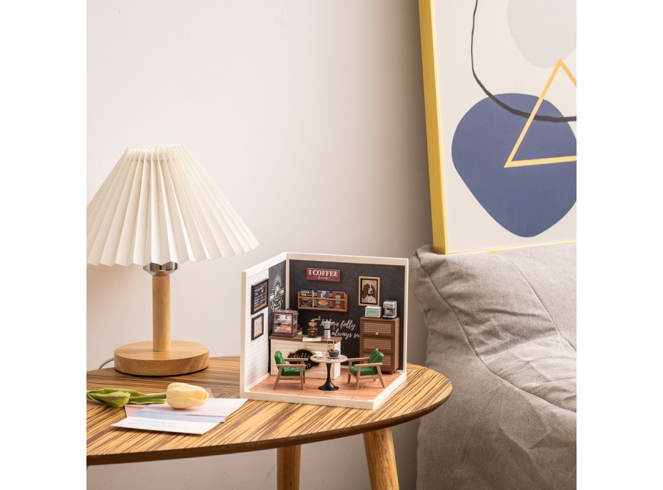 RoboTime miniatúra domčeka Kaviareň inšpiráciou