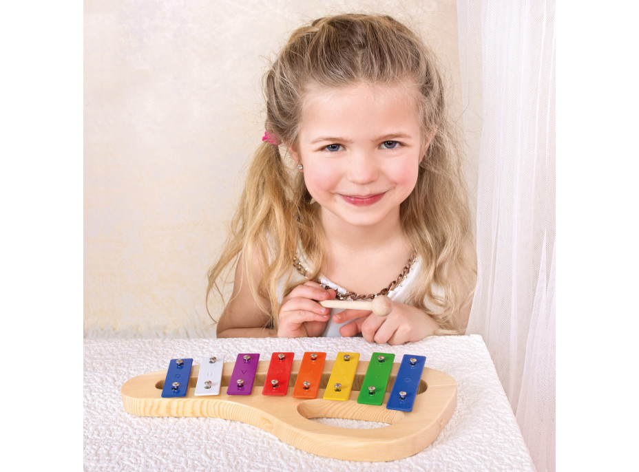 Bino Xylofón kovový oblúkový