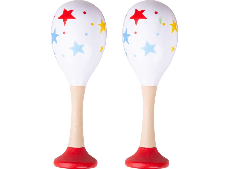 Bigjigs Toys Rumba guľa hviezdičky Junior 2 ks