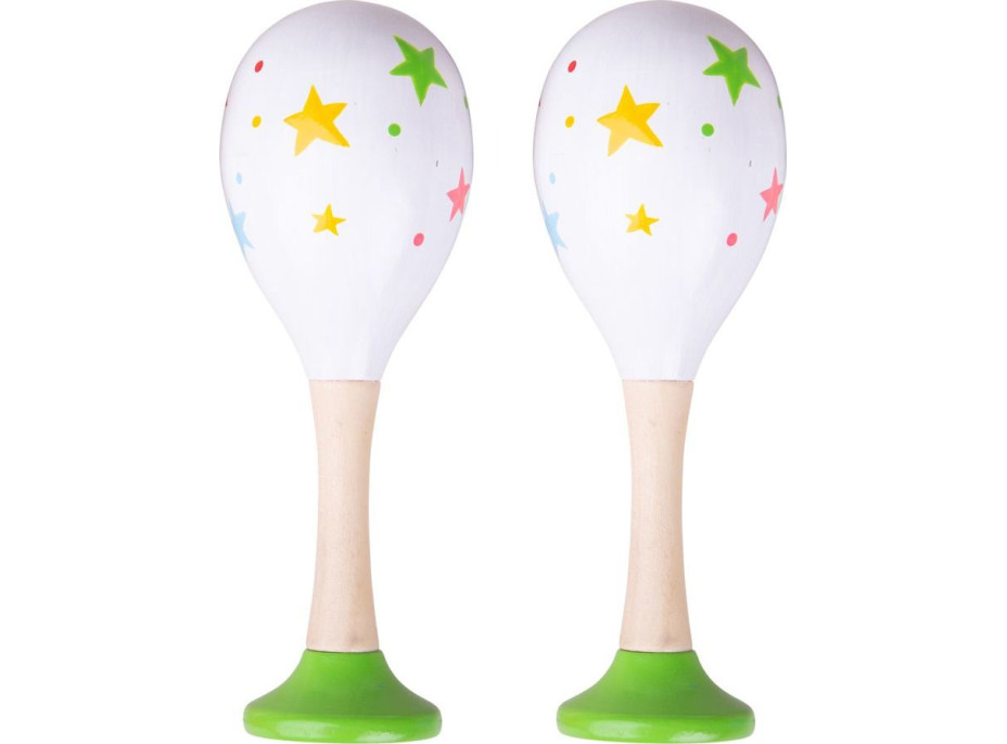 Bigjigs Toys Rumba guľa hviezdičky Junior 2 ks