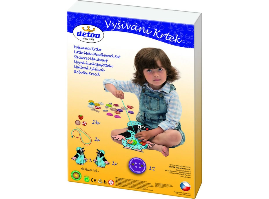 Detoa Vyšívanie Krtko
