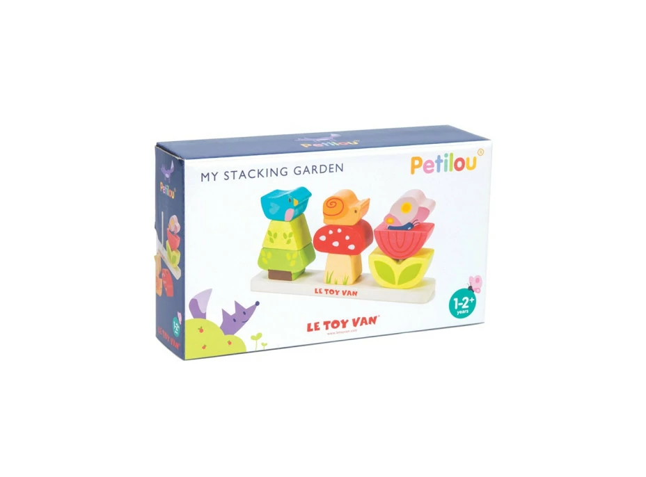 Le Toy Van Petilou skladacie kocky veselá záhradka