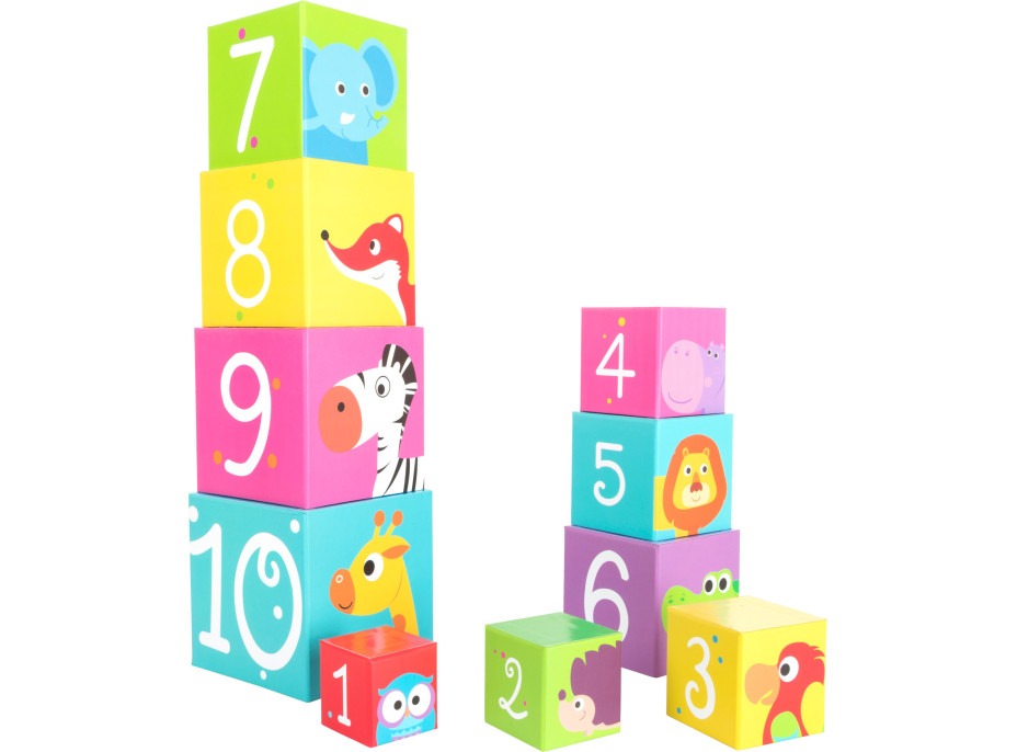 small foot Drevená veža so zvieratkami