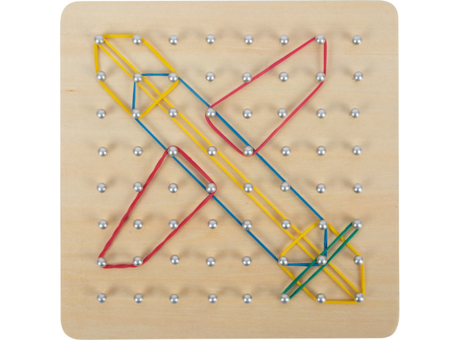 small foot Drevená doska Geoboard