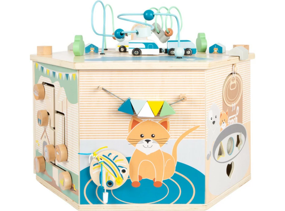 small foot Motorická interaktívna kocka Pets XXL