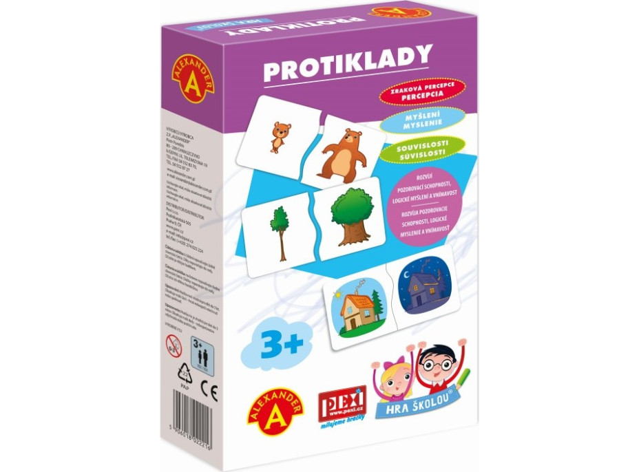 Alexander Hra školou - protiklady