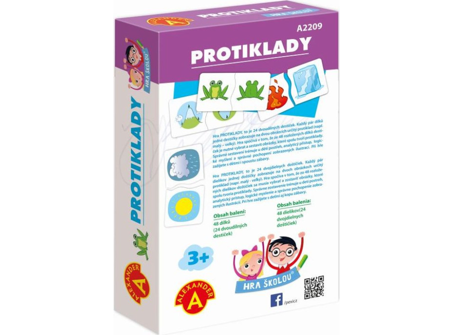 Alexander Hra školou - protiklady
