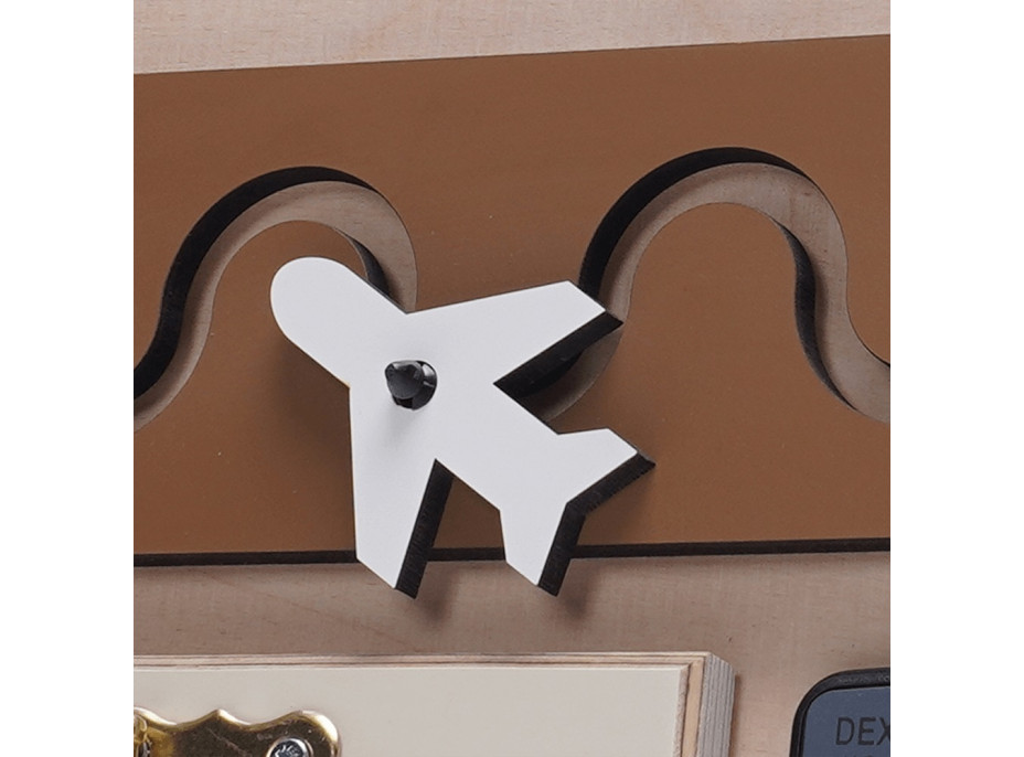 Manibox Activity board Senzorická doska lev Leon