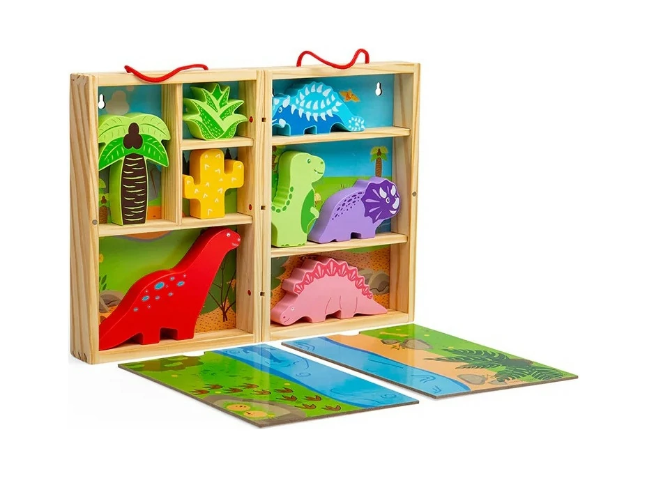 Bigjigs Toys Krabička na hranie dinosaury