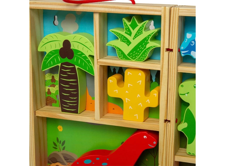 Bigjigs Toys Krabička na hranie dinosaury