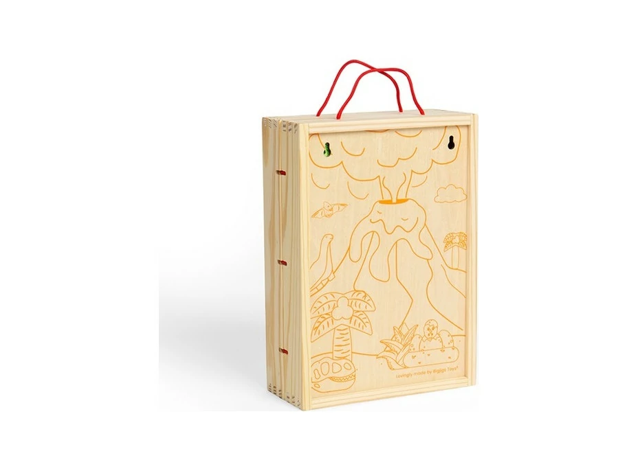 Bigjigs Toys Krabička na hranie dinosaury