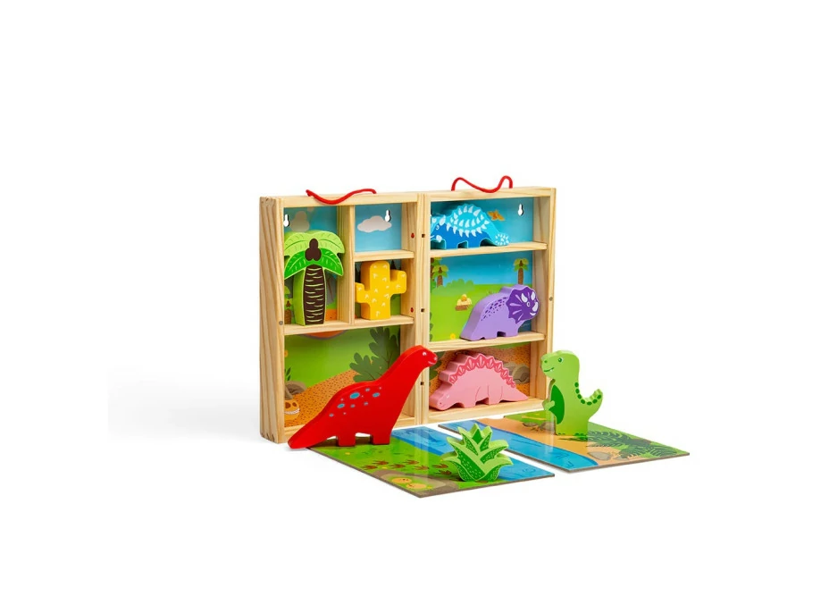 Bigjigs Toys Krabička na hranie dinosaury
