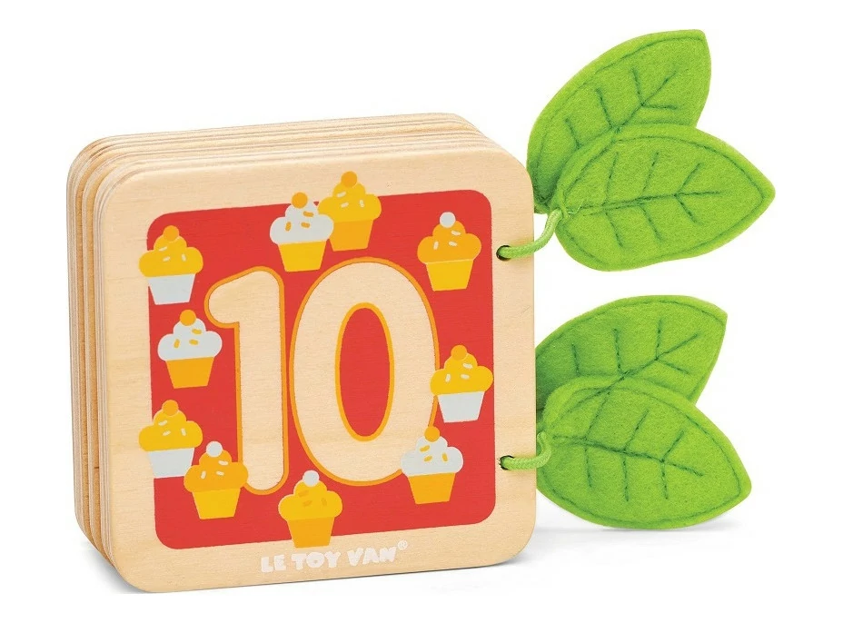 Le Toy Van Petilou Drevená knižka počítanie