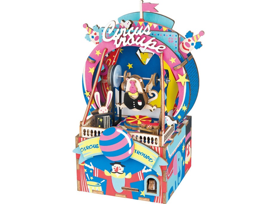 RoboTime 3D skladačka hracej skrinky Malý cirkus