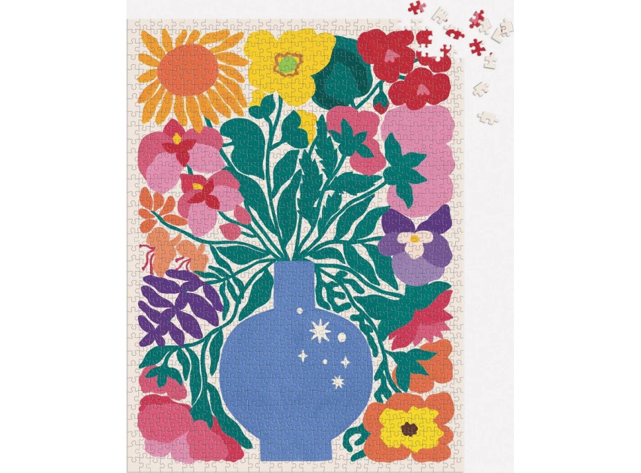 Galison Puzzle Kvety zverokruhu 1000 dielikov