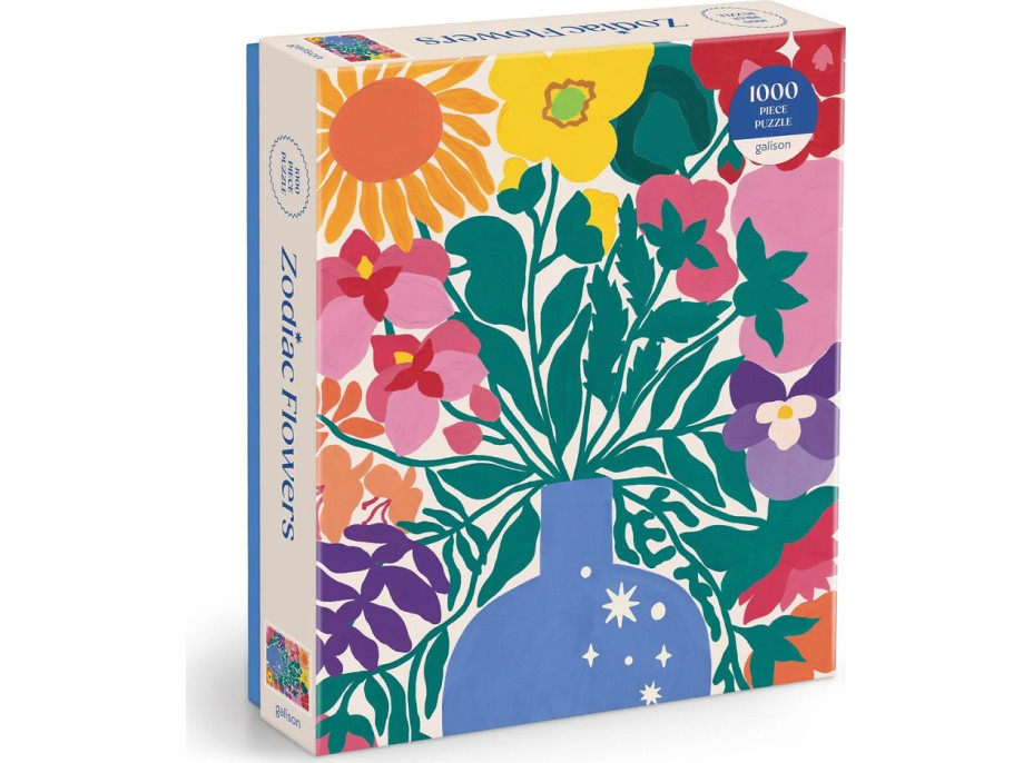 Galison Puzzle Kvety zverokruhu 1000 dielikov