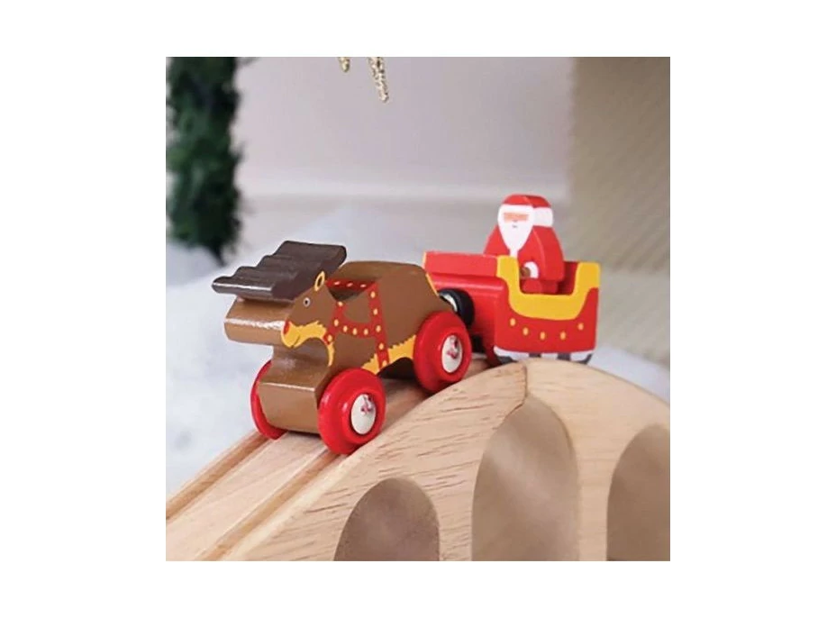 Bigjigs Rail Santovo záprah + koľaj