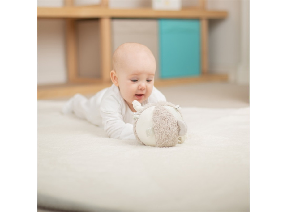 Bigjigs Baby Medvedík hrkálka aktívna lopta