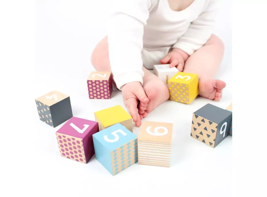 Bigjigs Toys Didaktické kocky čísla