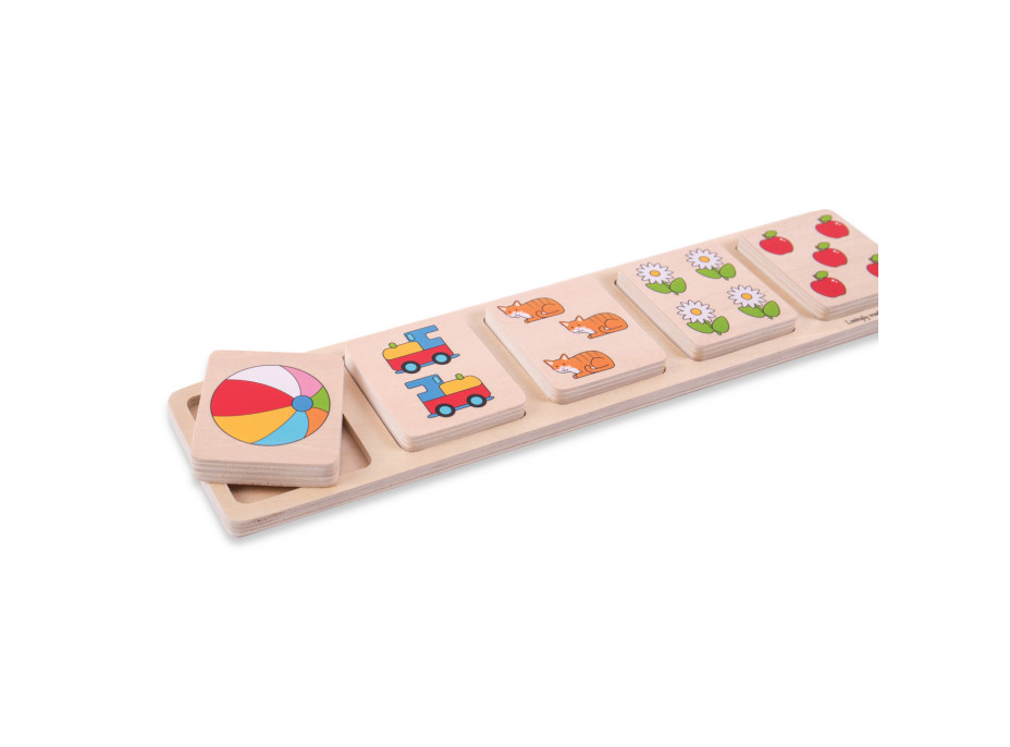 Bigjigs Toys Vkladacie puzzle počítanie